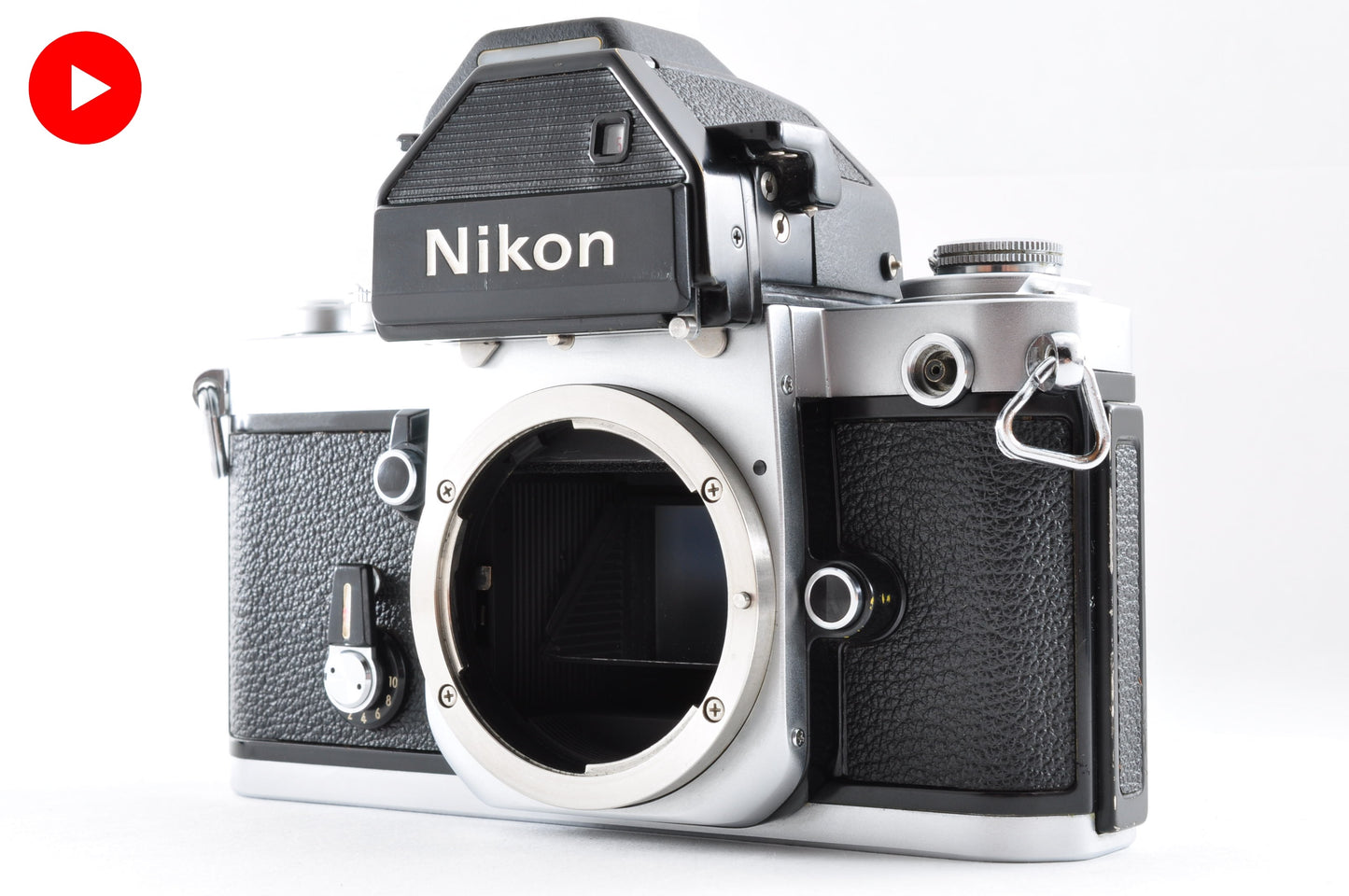 [Exc+5] Nikon F2 Photomic S Silver 35mm SLR Film Camera DP-2 #7272