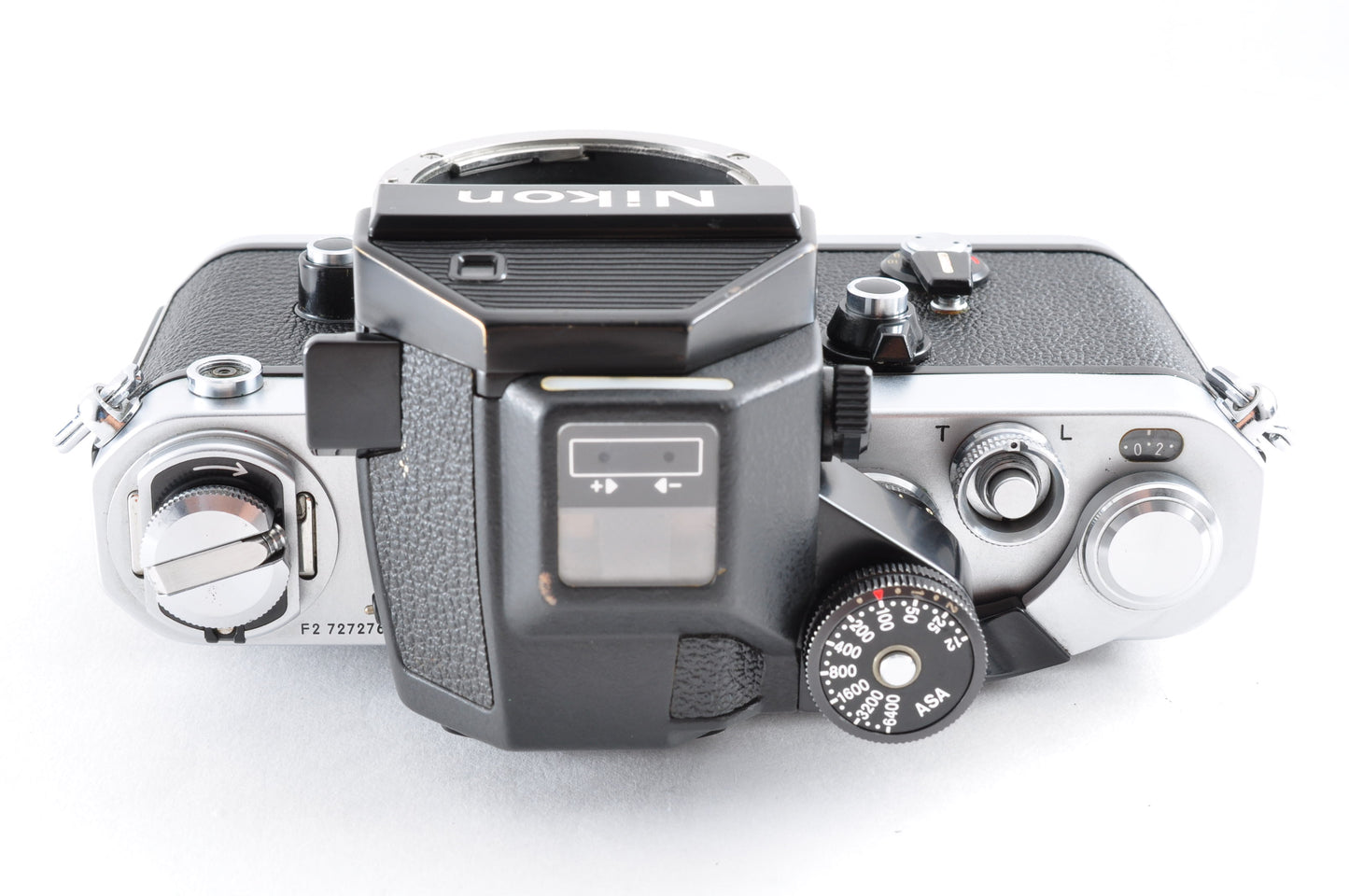 [Exc+5] Nikon F2 Photomic S Silver 35mm SLR Film Camera DP-2 #7272
