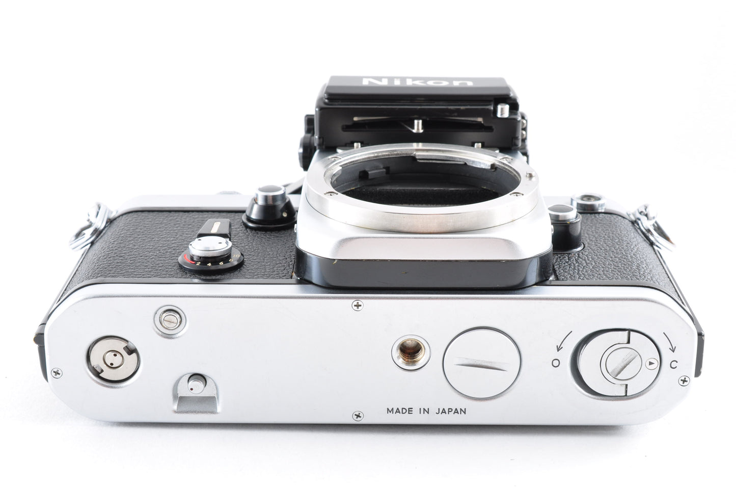 [Exc+5] Nikon F2 Photomic S Silver 35mm SLR Film Camera DP-2 #7272
