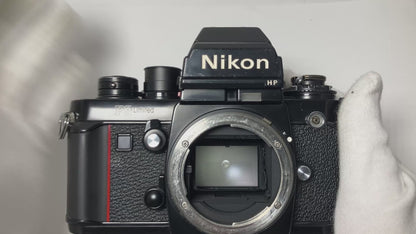 [Exc+4]  Nikon F3 HP Limited 35mm SLR Film Camera Black w/ MD-4 #9513