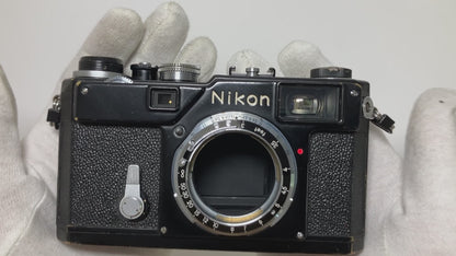 [Exc+4] Nikon S3 Olympic Black 35mm Rangefinder Film Camera #6320