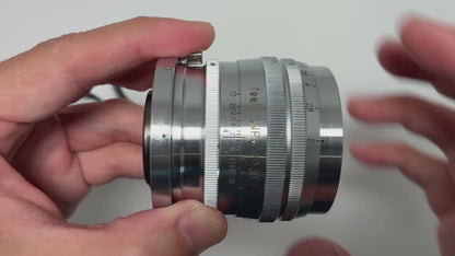 [Exc+5] Nikon NIKKOR-P.C 8.5cm f/2 MF Lens S Mount From Japan #6561