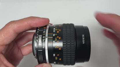 [N Mint] Nikon Ai-S Micro NIKKOR 55mm f/2.8 MF Lens From Japan #8446
