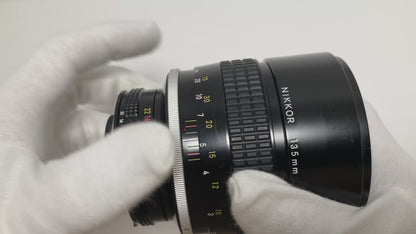 [Exc+5] Nikon Ai NIKKOR 135mm f/2 MF Telephoto Portrait Lens #0550