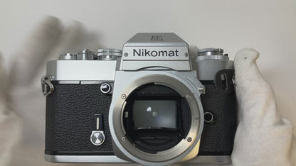 [Exc+5] Nikon Nikomat EL Silver 35mm Film Camera + NIKKOR 50mm f/1.4 Lens
