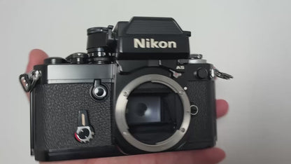 [Exc+5] Nikon F2 Photomic AS DP-12 Black 35mm SLR Film Camera From Japan #8136
