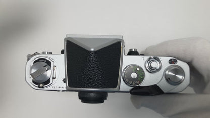 [Exc+5] Nikon F2 Eye Level 35mm SLR Film Camera Silver Body #8954