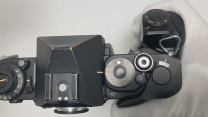 [Exc+4] Canon NEW F-1 Eye Level 35mm SLR Film Camera w/ AE MOTOR DRIVE FN #5875