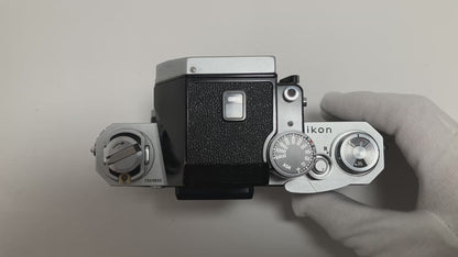 [Exc+5] Nikon F Photomic FTn Silver w/ NIKKOR-Q Auto 135mm F/2.8 Lens #7059