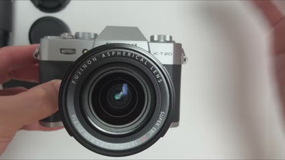 [N Mint] FUJIFILM X-T20 Silver SC:7,800 + XF 18-55mm  + XC 50-230mm #0143