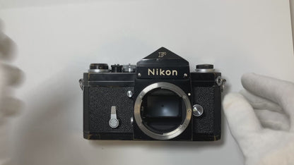 [Exc+4] Nikon F Eye level Black 35mm Film Camera SERIES E Zoom 70-210mm f/4 Lens