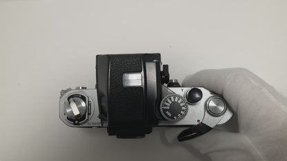 [Exc+4] Nikon F2 Photomic DP-1 35mm SLR Film Camera Silver #1078