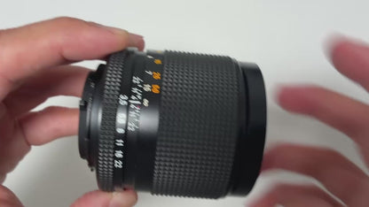 [Exc+5] CONTAX Carl Zeiss Sonnar T* 100mm f/3.5 AEJ Lens From Japan #9718