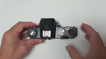 [Exc+4] Nikon FM Black 35mm SLR Film Camera From Japan #2519