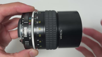 [Exc+5] Nikon Ai NIKKOR 135mm f/2.8 Lens From Japan #0173
