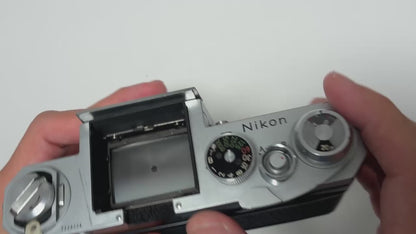 [Exc+4] Nikon F Silver SLR Film Camera 35mm Body Only No Finder From Japan #3224