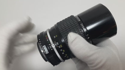 [Exc+4] Nikon Ai Nikkor 200mm f/4 + Ai Zoom NIKKOR 43-86mm f/3.5 MF Lens #9058