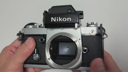 [Exc+5] Nikon F2 Photomic SB DP-3 Silver 35mm SLR Film Camera From Japan #7273