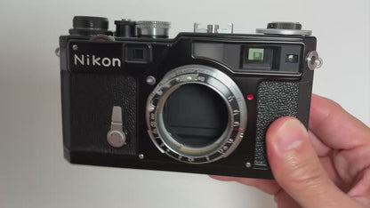 [Exc+5] Nikon SP Black Repaint 35mm Rangefinder Film Camera From Japan #2577