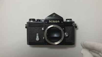 [Exc+4] Nikon F Eye level Black 35mm SLR Film Camera #7308